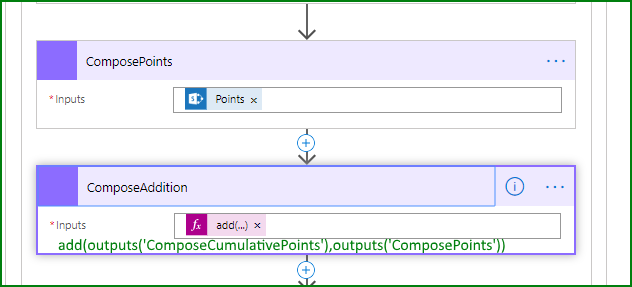 Add Compose controls for new points, add them to cumulative points